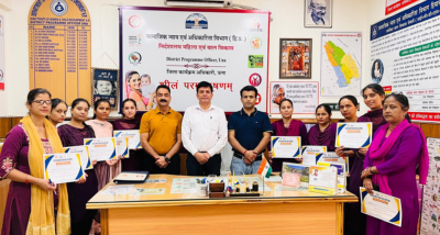 समेकित बाल विकास परियोजना ऊना और हरोली में नई आंगनबाड़ी कार्यकर्त्ताओं के लिए “आंगनबाड़ी केंद्र प्रबंधन“ के तहत प्रशिक्षण शिविर का आयोजन