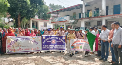 स्वच्छता ही सेवा-2024 पखवाड़े के तहत भरेड़ी में स्वच्छता जागरुकता रैली निकाली गई