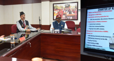 छत्तीसगढ़ के राज्यपाल रमेन डेका ने सैनिक कल्याण बोर्ड के अधिकारियों से शहीदों के परिजनों और भूतपूर्व सैनिकों के कल्याण के लिए चलायी जाने वाली योजनाओं का बेहतर क्रियान्वयन के निर्देश दिए