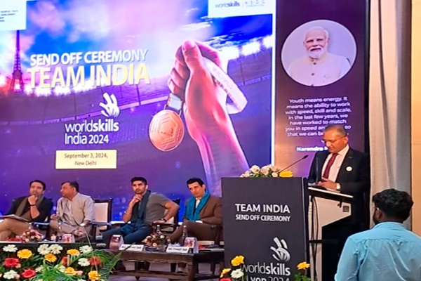 World Skills Competition: MSDE organises send off ceremony for Indian contingents in New Delhi