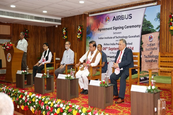 IIT Guwahati signs agreement with Airbus India to establish global training center in Guwahati