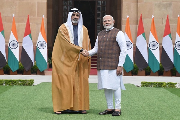India & UAE sign five agreements for cooperation in various fields including nuclear energy & petroleum