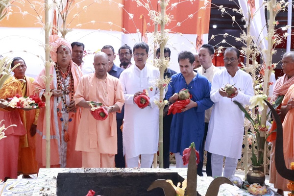 UP CM & Tripura CM Inaugurate Sidheshwari Temple