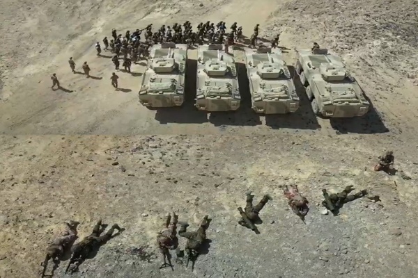 ओमान के रबकूट प्रशिक्षण क्षेत्र में भारत और ओमान के बीच चल रहा संयुक्त सैन्य अभ्यास अज-नजाह 5 – 2024 पूरे जोरों पर