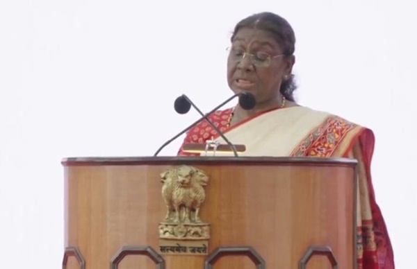 President Murmu addresses golden jubilee celebration of Shri Warana Women Co operative Group at Warananagar, Kolhapur