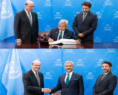 भारत ने महासागरों में समुद्री जैव विविधता के संरक्षण के लिए अंतर्राष्ट्रीय समझौते पर हस्ताक्षर किए