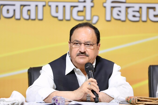 BJP President JP Nadda held review meeting regarding party membership drive in Bihar
