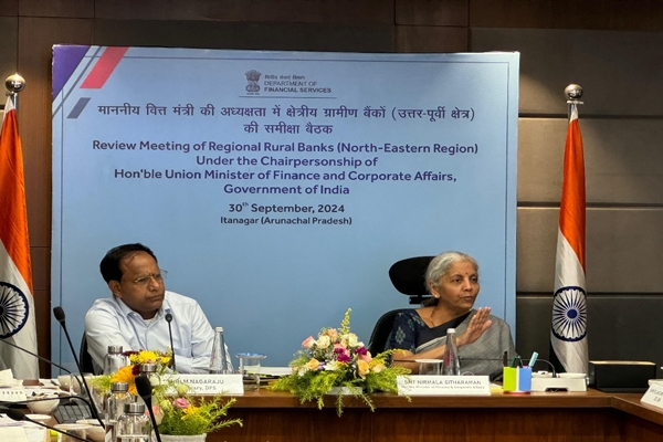 FM Sitharaman Reviews Performance of RRBs in Northeast India