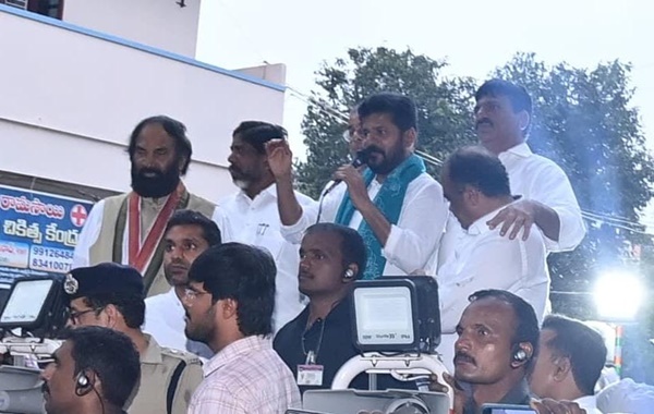 CM A. Revanth Reddy visits rain hit districts and reviews relief measures with senior officials