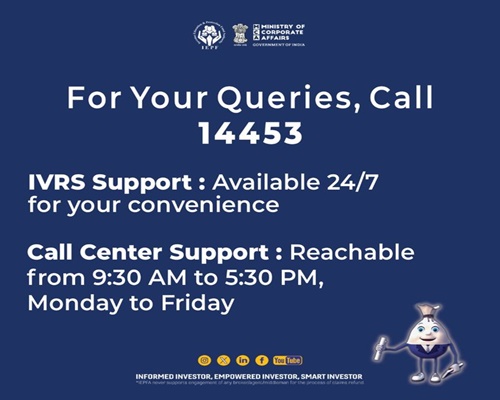 IEPFA launches new five-digit toll-free number to enhance claimant support services
