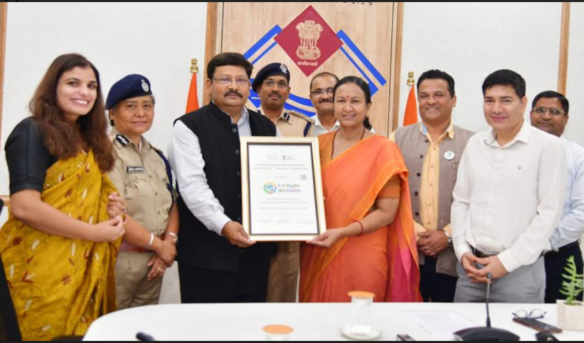 भारतीय खाद्य संरक्षा एवं मानक प्राधिकरण ने उत्तराखण्ड सचिवालय और जिला कारागार परिसर, सुद्धोवाला को ईट राईट कैम्पस किया घोषित