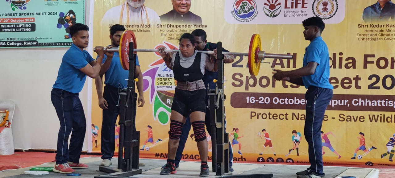 रायपुर में जारी 27वीं अखिल भारतीय वन खेलकूद प्रतियोगिता में राज्य को मिले 28 स्वर्ण पदक