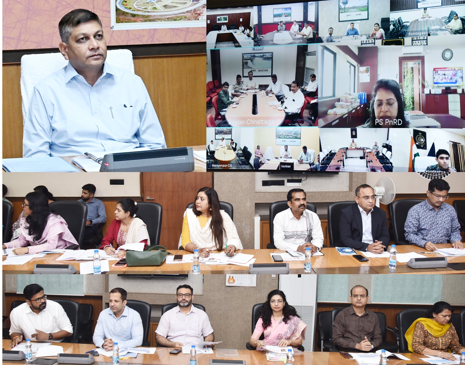 मुख्य सचिव अमिताभ जैन ने वीडियो कॉन्फ्रेंसिंग के जरिये बस्तर ओलंपिक की तैयारियों की समीक्षा की
