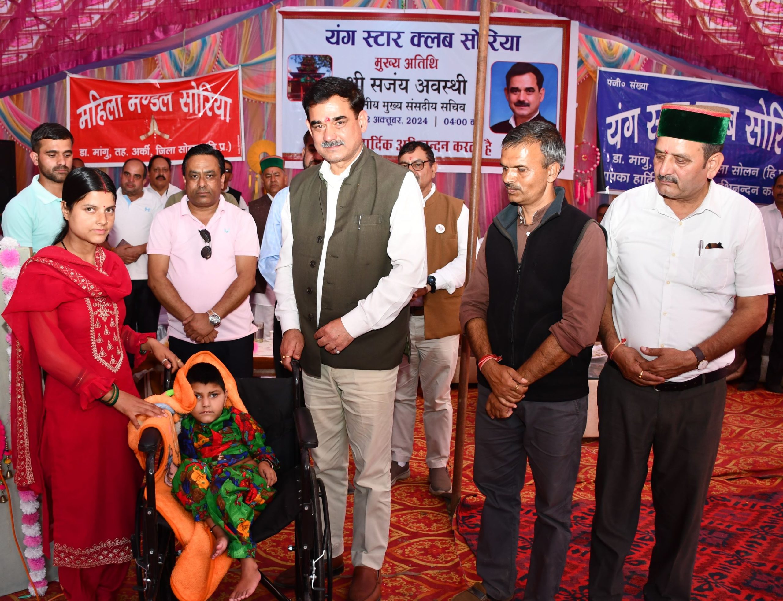 मुख्यमंत्री ठाकुर सुखविंद्र सिंह सुक्खू के कुशल नेतृत्व में प्रदेश सरकार युवाओं को बेहतर खेल अधोसंरचना एवं प्रोत्साहन प्रदान करने के लिए प्रयासरत है: संजय अवस्थी