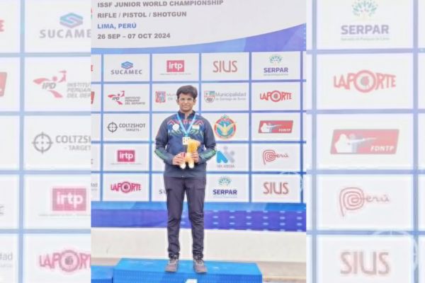 Parth Mane secures double Gold at ISSF Junior World Championship in Peru