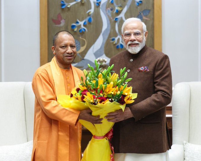 प्रधानमंत्री नरेंद्र मोदी के संवैधानिक पद पर 23 वर्ष पूरे होने पर मुख्यमंत्री योगी आदित्यनाथ ने दी बधाई