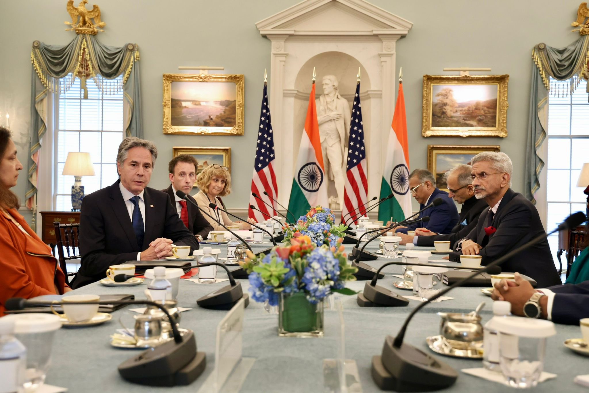 विदेश मंत्री एस जयशंकर ने अमेरिकी विदेश मंत्री एंटनी ब्लिंकन के साथ द्विपक्षीय सहयोग और पश्चिम एशिया की स्थिति पर चर्चा की