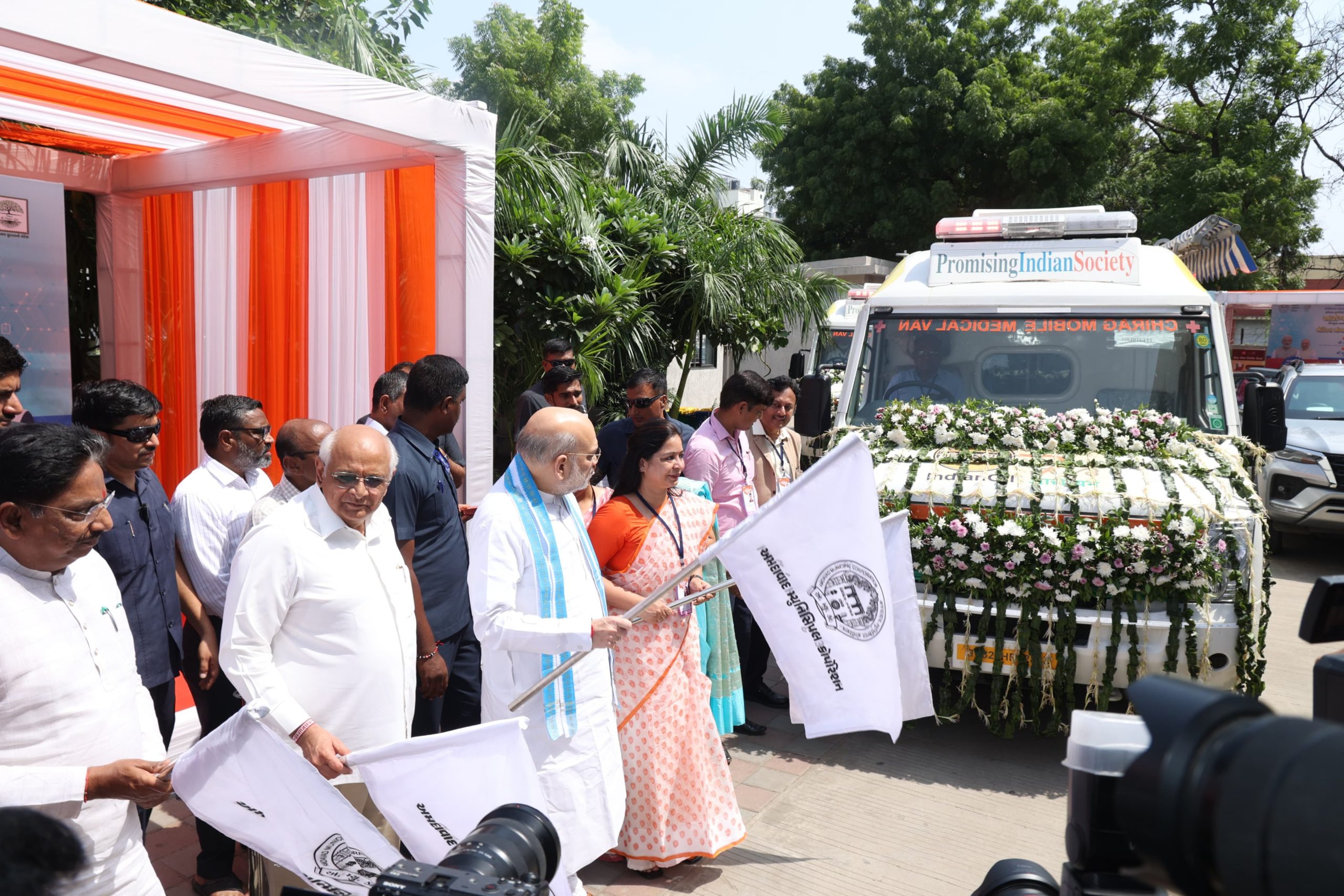 अमित शाह ने अहमदाबाद में 446 करोड़ रुपए से अधिक की विकास परियोजनाओं का उद्घाटन और शिलान्यास किया