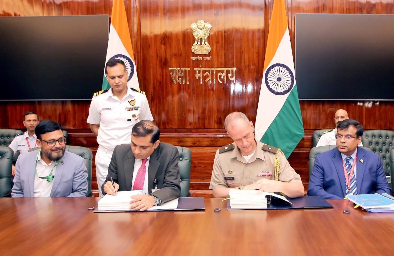 भारत ने अमरीका के साथ 31 एमक्‍यू-9बी प्री-डेटर ड्रोन ख़रीदने के समझौते पर हस्‍ताक्षर किए