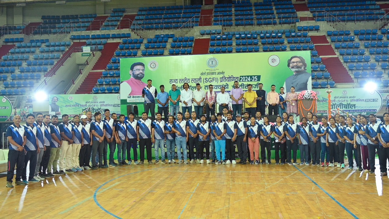 खेलो झारखंड प्रतियोगिता में 71 पदक जीत कर तालिका में शीर्ष पर रही रांची की टीम
