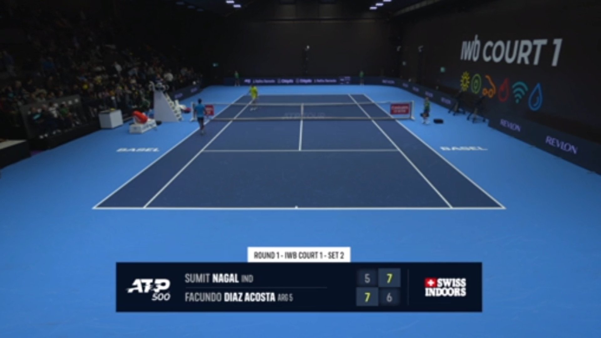 Tennis: Indian Star Player Sumit Nagal Defeats Facundo Diaz Acosta of Argentina at Swiss Indoors