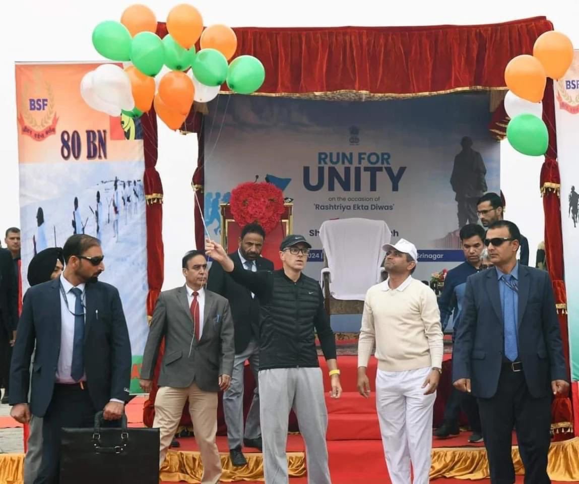 J&K: CM Omar Abdullah flags off ‘Run for Unity’ in Srinagar