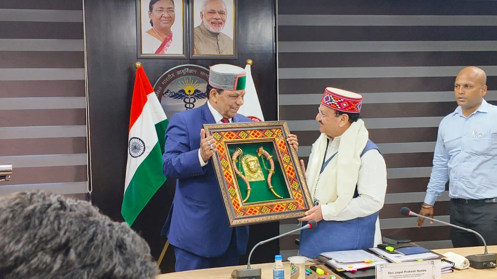 केंद्रीय स्वास्थ्य मंत्री श्री जगत प्रकाश नड्डा ने एम्स बिलासपुर में अत्याधुनिक रीनल ट्रांसप्लांट आईसीयू और सुविधा का किया दौरा