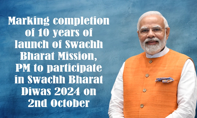 PM Narendra Modi to participate in Swachh Bharat Diwas 2024 