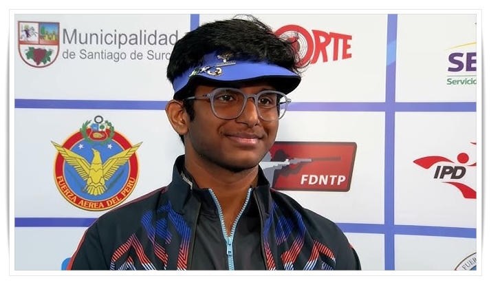 আই এছ এছ এফ জুনিয়ৰ বিশ্ব চেম্পিয়নশ্বিপৰ এয়াৰ ৰাইফলৰ পুৰুষৰ দলীয় শাখাত ভাৰতৰ পাৰ্থ ৰাকেশ মানেৰ ২ টা সোণৰ পদক অৰ্জন