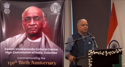 Sri Lanka: High Commissioner Santosh Jha Inaugurates Photo-Exhibition Celebrating Sardar Vallabhbhai Patel’s Legacy in Colombo