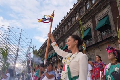 Claudia Sheinbaum sworn in as Mexico’s first female president