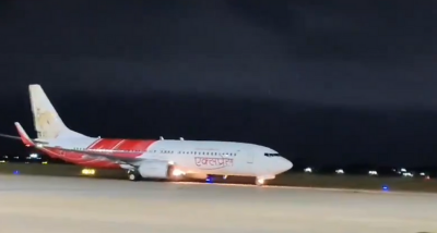 तिरुचिरापल्ली से शारजाह जाने वाली एयर इंडिया एक्‍सप्रेस उड़ान IX 613 सुरक्षित तरीके से तिरूचि एयरपोर्ट पर लैंड की