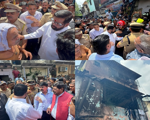 মহারাষ্ট্রের মুখ্যমন্ত্রী একনাথ শিন্ডে মুম্বাইয়ের চেম্বুরের অগ্নিকান্ডে মৃতদের প্রত্যেকের পরিবারের জন্য পাঁচ লক্ষ টাকা করে ক্ষতিপূরণ দেবার কথা ঘোষণা করেছেন।