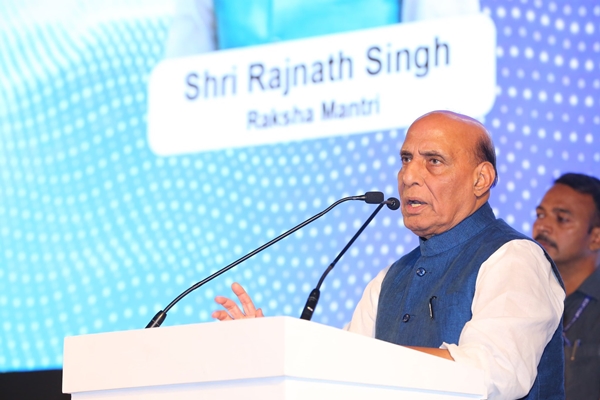 Defence Minister Rajnath Singh calls for innovative technological development in India to address future threats