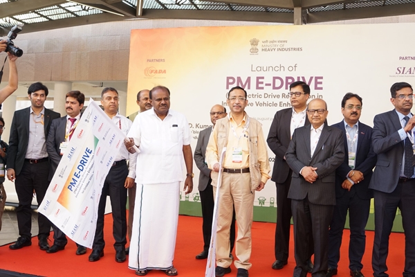 Union Minister H D Kumaraswamy Launches PM E-DRIVE Scheme