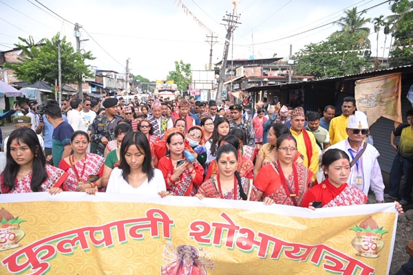 West Bengal: Phulpati processions mark Mahasaptami in Darjeeling & Siliguri
