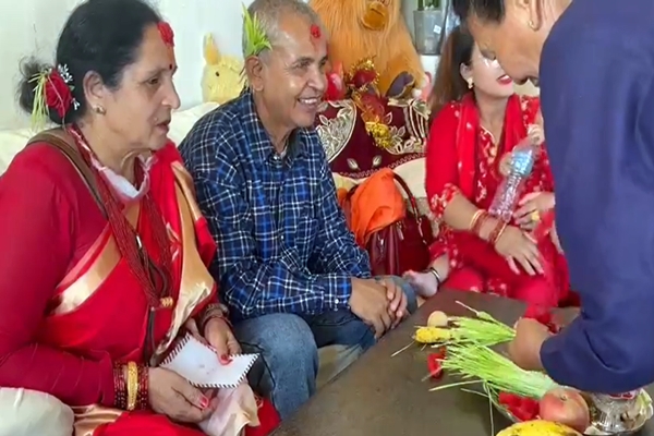 नेपाल में सबसे बड़ा त्‍योहार दशयन मनाया गया