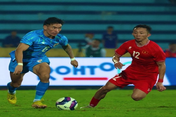 Indian men’s football team hold Vietnam to 1-1 draw in friendly match