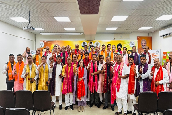 J&K: BJP welcomes newly elected 29 MLAs in Jammu