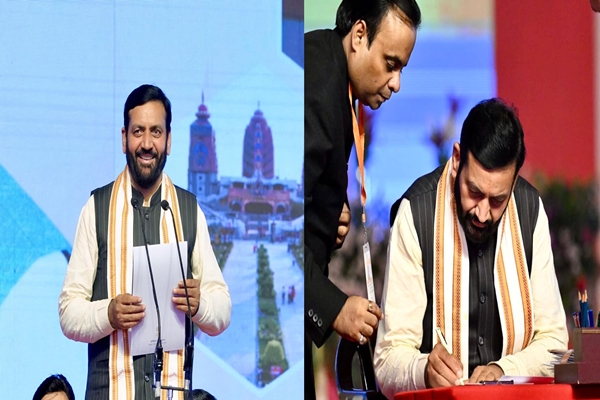 নায়ব সিং ছইনি দ্বিতীয়বাৰৰ বাবে হাৰিয়ানাৰ মুখ্যমন্ত্ৰী হিচাপে শপত