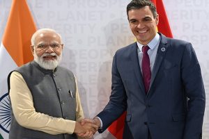 स्‍पेन के राष्‍ट्रपति पेड्रो सांचेज़ इस महीने की 27 से 29 ता‍रीख तक भारत की सरकारी यात्रा पर रहेंगे
