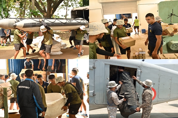 Indian Navy Prepares for Cyclone Dana Relief Operations