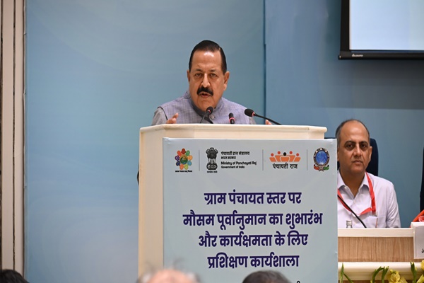 Govt launches Weather Forecast at Gram Panchayat level