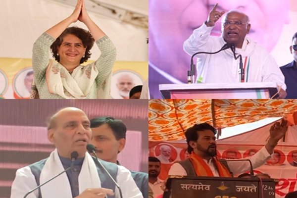 Haryana Elections: Political Leaders Intensify Efforts to Woo Voters as Campaigning Nears End