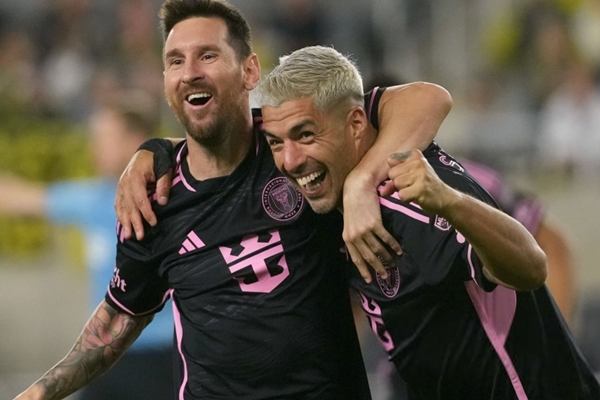 Inter Miami defeats Columbus by 3-2 in Major League Soccer