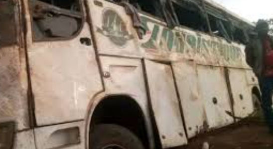 कैमरून के दक्षिणी-क्षेत्र में बस और ट्रक की टक्कर, 15 की मौत और 10 घायल