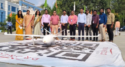 तेलंगाना के एम्‍स में विशेष ड्रोन सेवा शुरू की गई