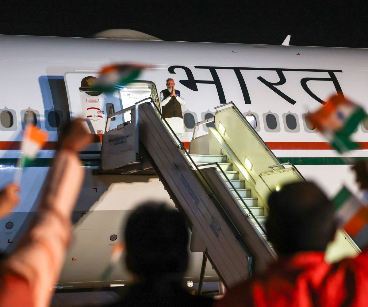 দুদিনীয়া ভ্রমণসূচীৰে নাইজেৰিয়াত উপস্থিত  প্ৰধানমন্ত্ৰী নৰেন্দ্ৰ মোদী