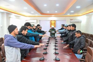 CEC Dr. Mohd Jaffer Akhoon leads National Constitution Day pledge in Kargil