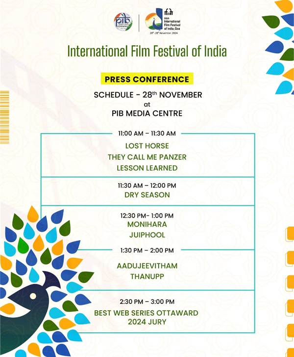 Curtains to come down on 55th International Film Festival of India with  vibrant closing ceremony in Goa today